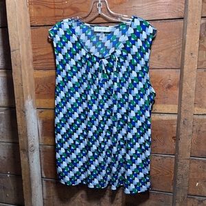 VGUC blue and green top